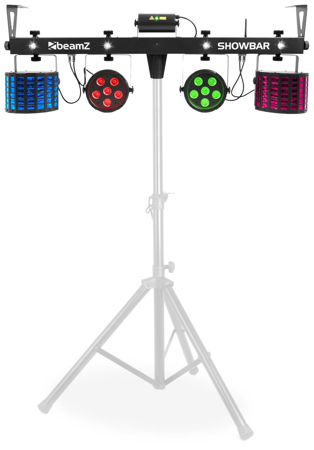 SHOWBAR with PAR, Butterfly, Laser and Strobe effects