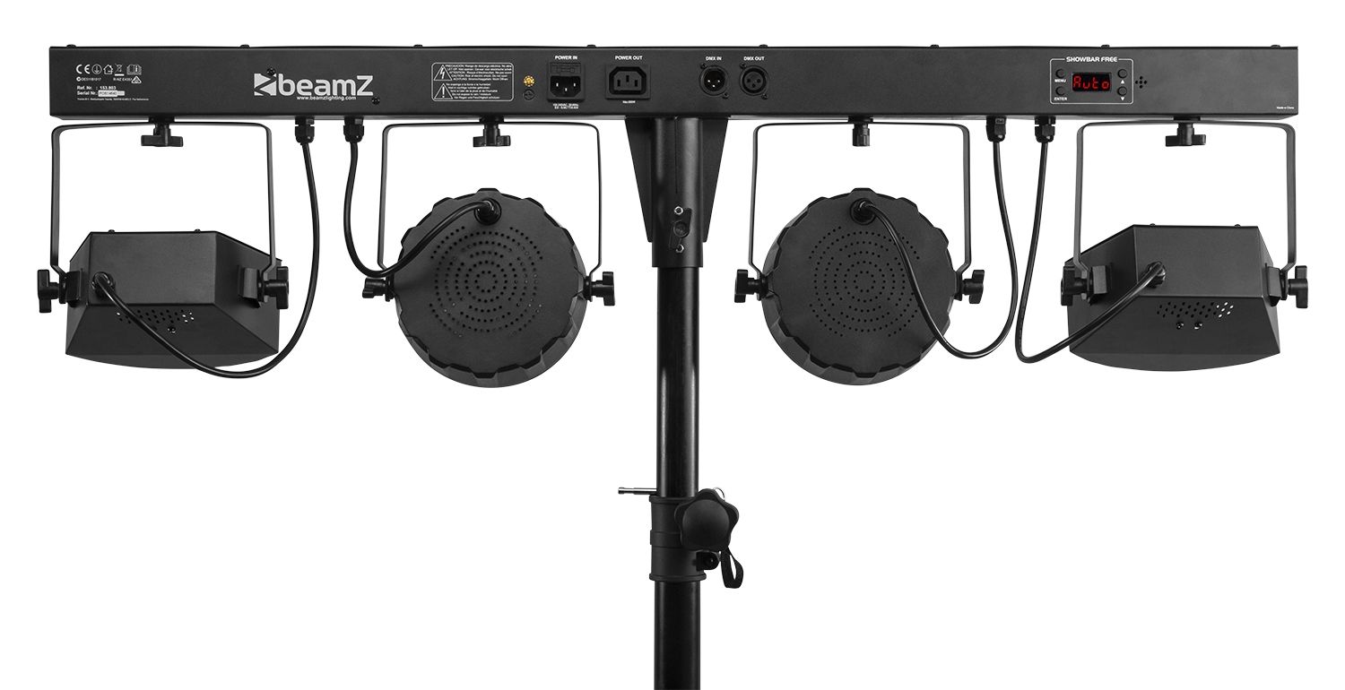 SHOWBAR FREE with PAR, Derby and Strobe effects