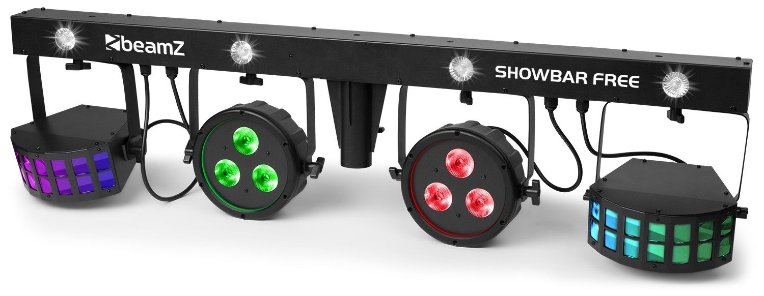 SHOWBAR FREE with PAR, Derby and Strobe effects