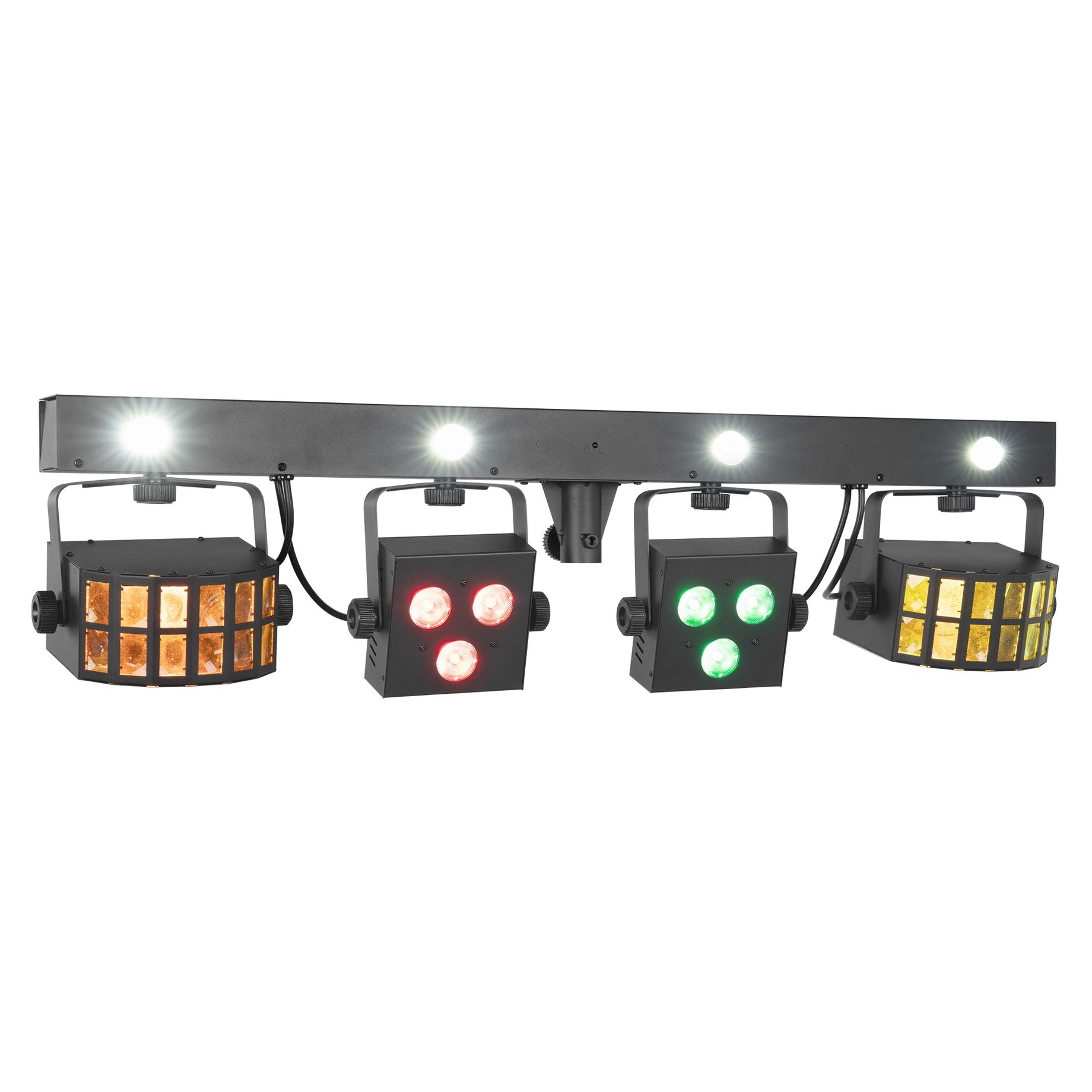 SHOWBAR FREE2 2x PAR and 2x Derby and Strobe