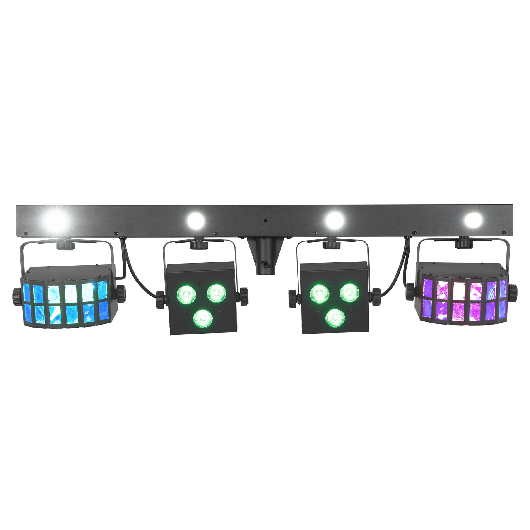 SHOWBAR FREE2 2x PAR and 2x Derby and Strobe