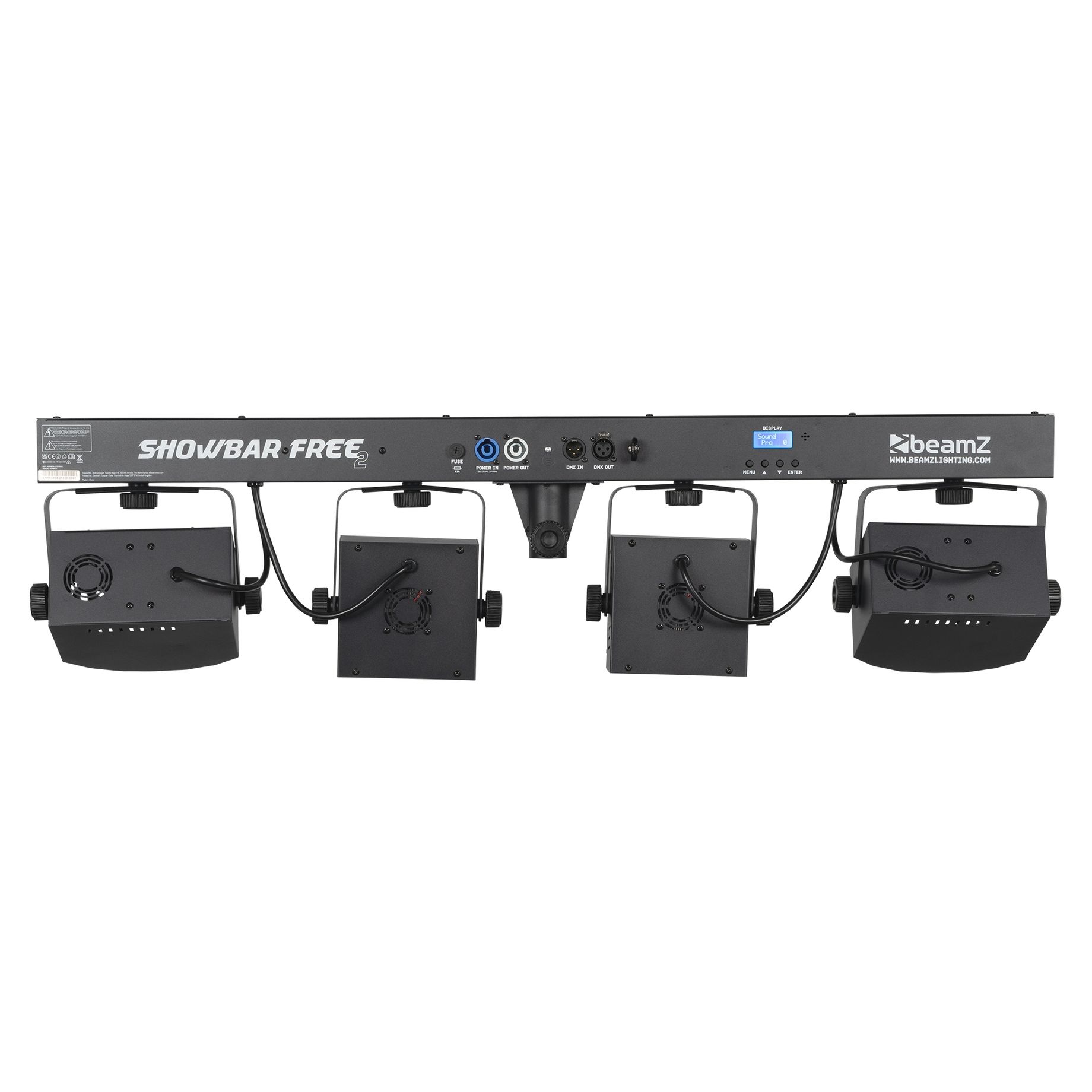 SHOWBAR FREE2 2x PAR and 2x Derby and Strobe