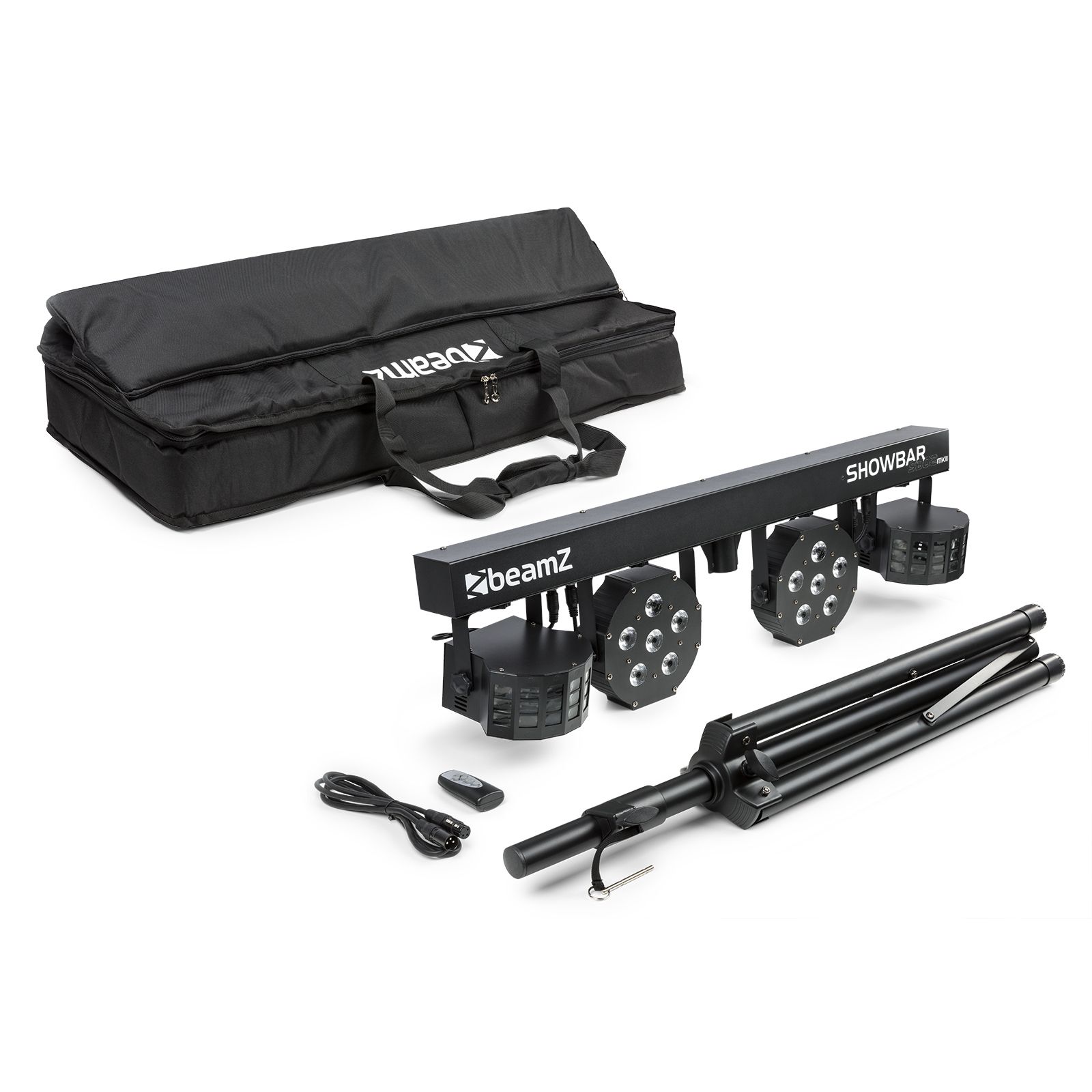 SB02 SHOWBAR on Battery with Derby and PAR effects