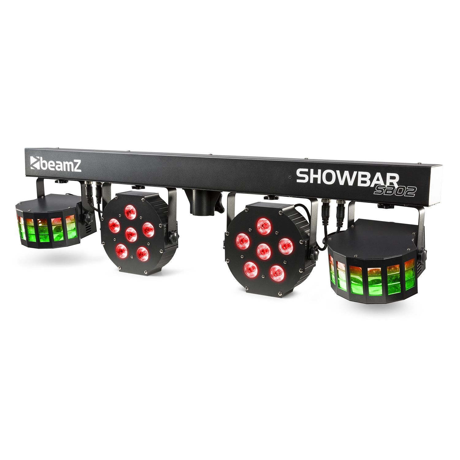 SB02 SHOWBAR on Battery with Derby and PAR effects