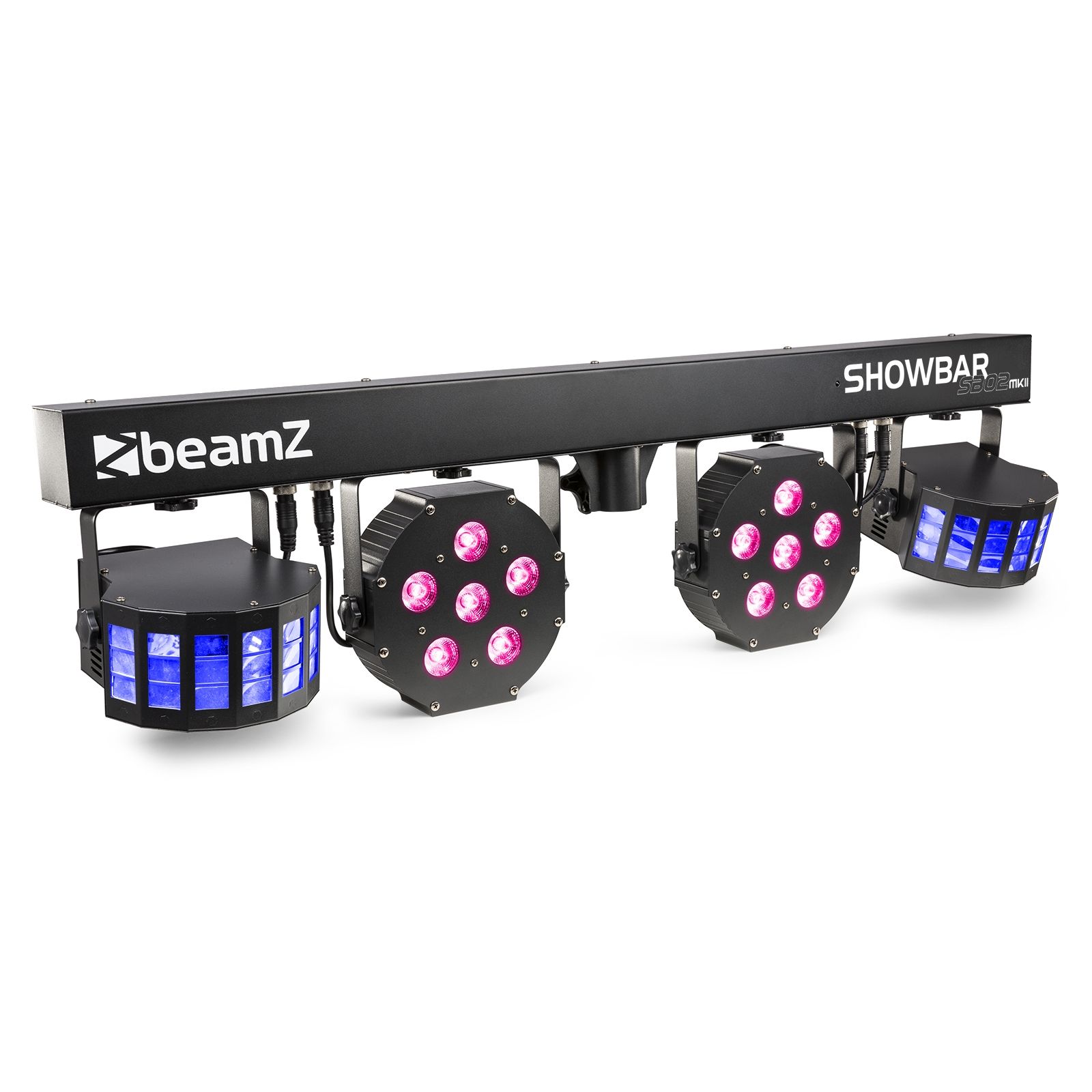 SB02 SHOWBAR on Battery with Derby and PAR effects