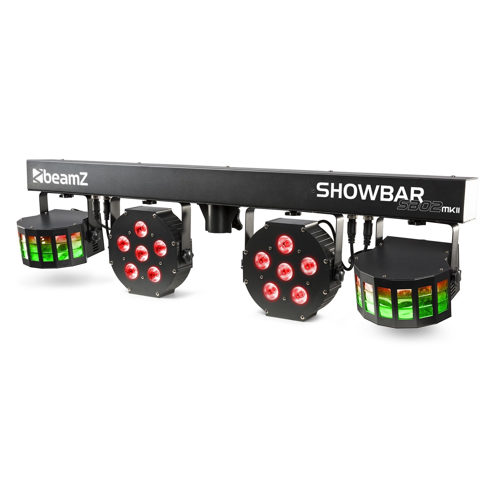 SB02 SHOWBAR on Battery with Derby and PAR effects