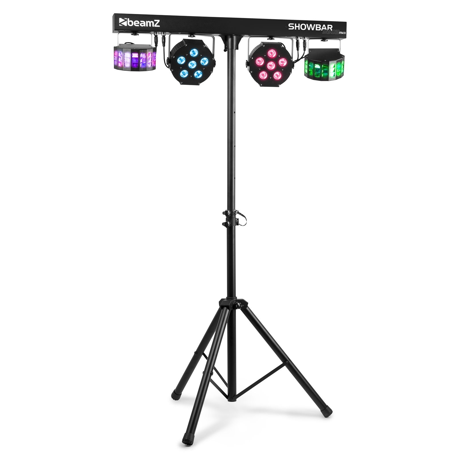 SB02 SHOWBAR on Battery with Derby and PAR effects