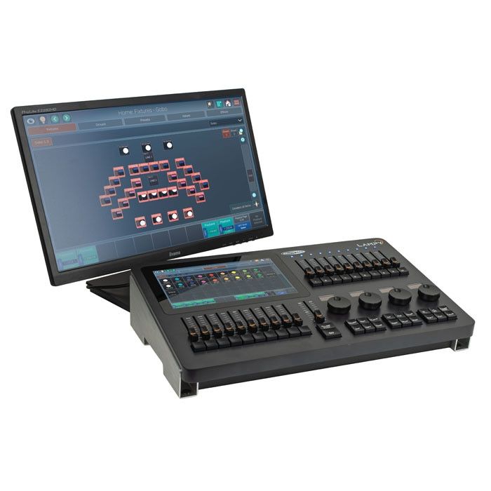 LAMPY 20 2U Two Universe 20-fader DMX console