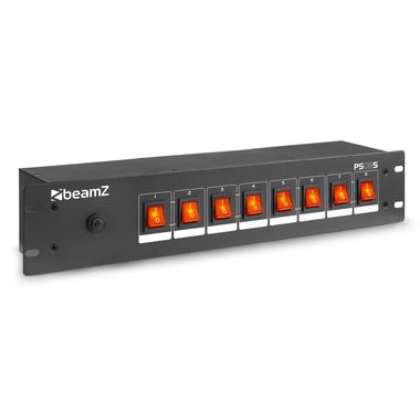 PS08S Switch Panel 8-Channel Schuko Sockets