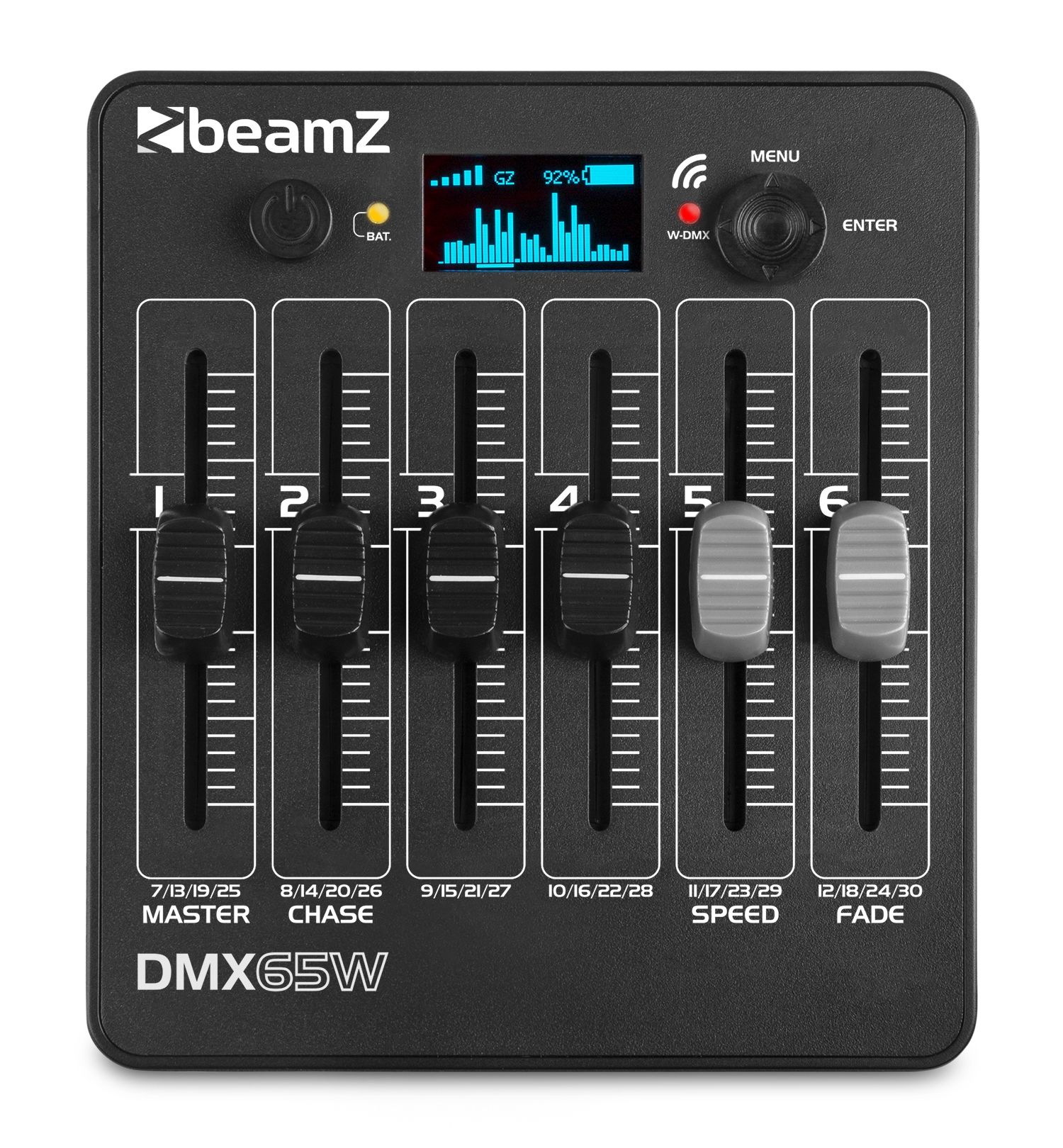 DMX65W Wireless Battery Operated DMX Controller