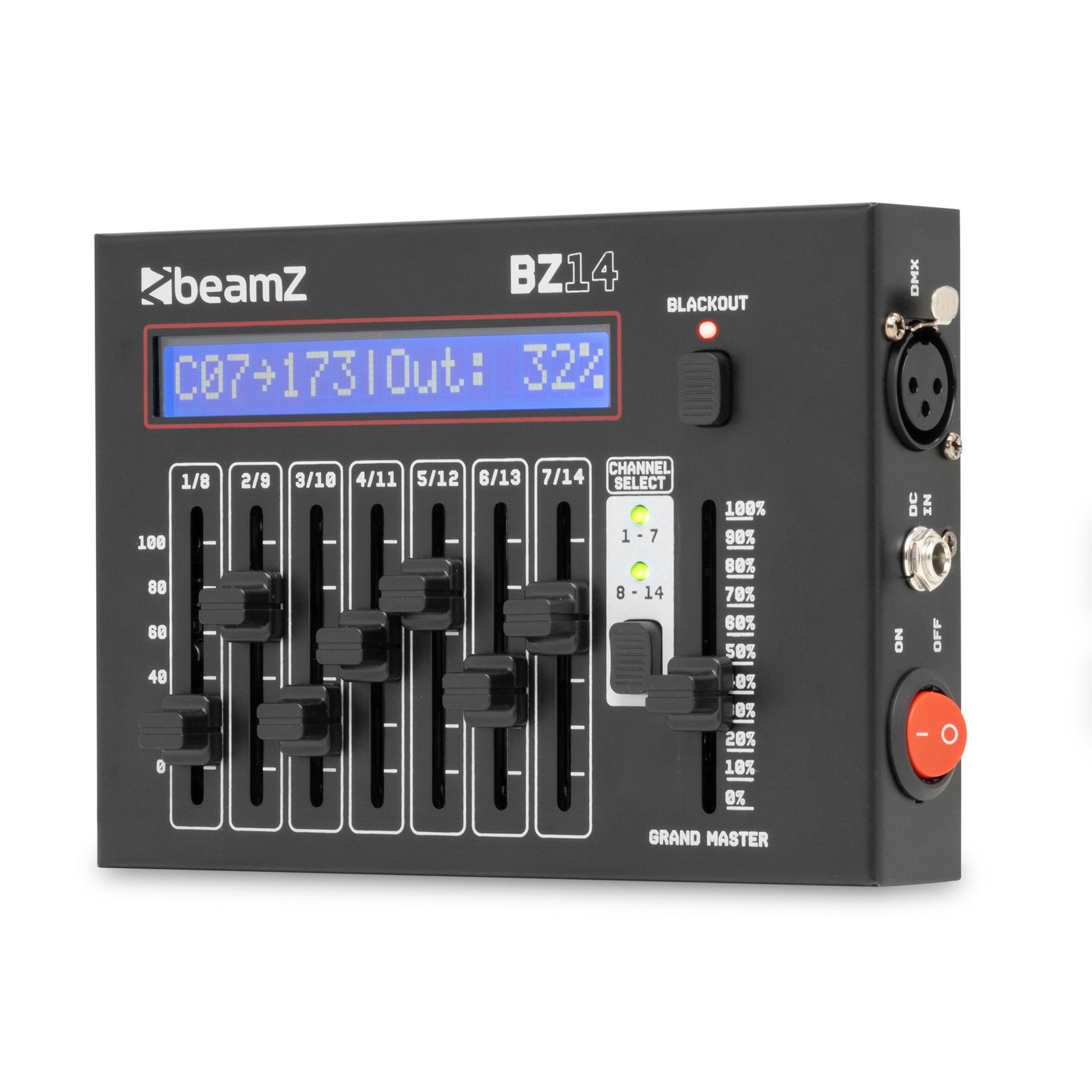 BZ14 DMX Controller 2x 7 DMX Channels