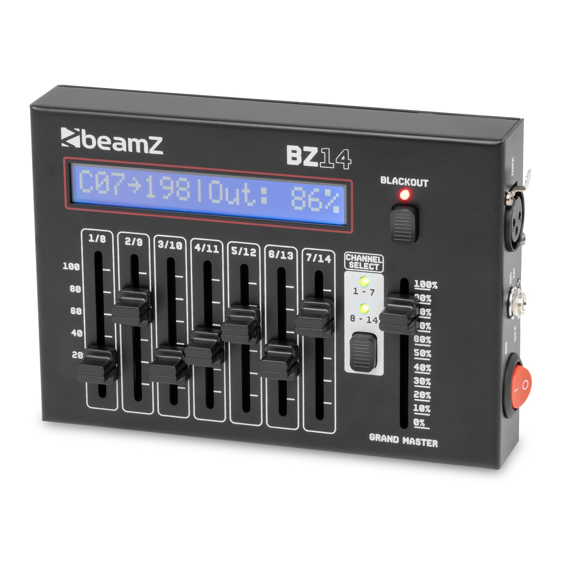BZ14 DMX Controller 2x 7 DMX Channels