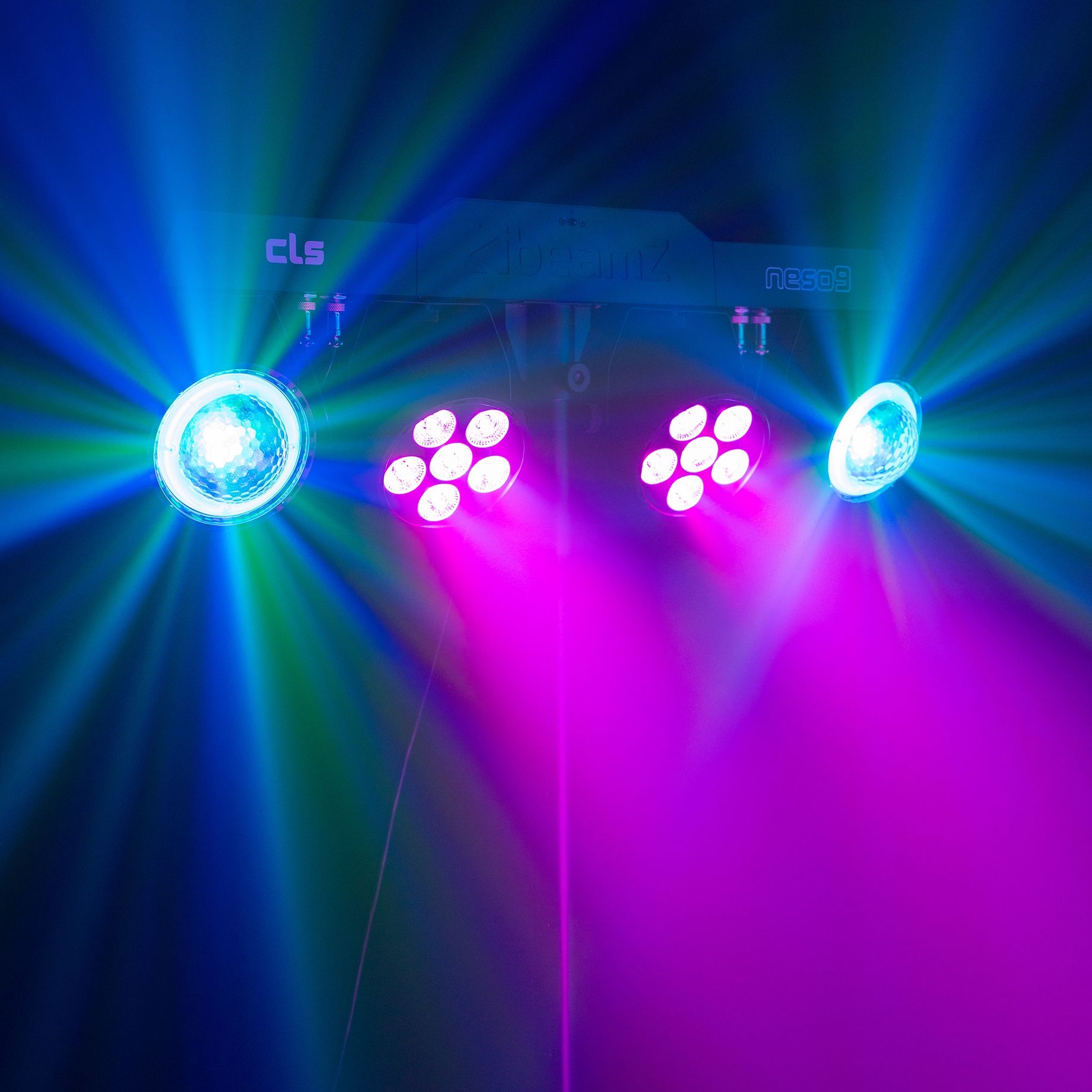 CLS Party Bar Neso9 with 2x LED Par and 2x Jelly Moon