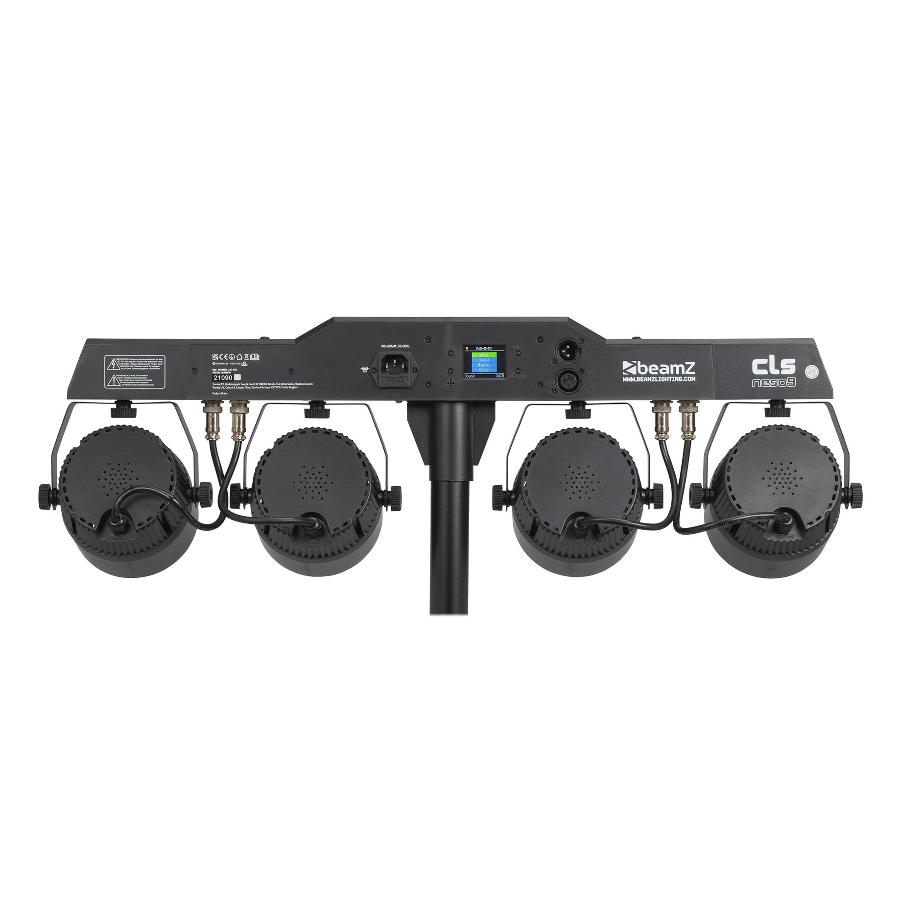 CLS Party Bar Neso9 with 2x LED Par and 2x Jelly Moon