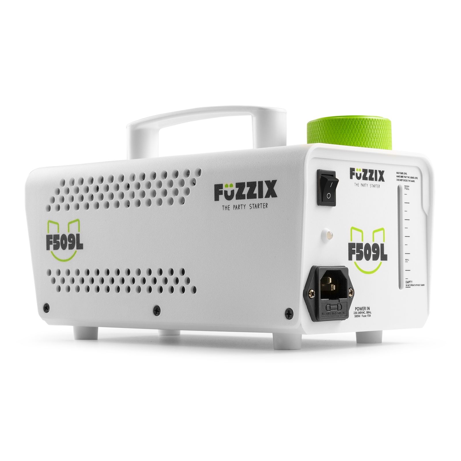 F509LW Party Smoke Machine 9 LEDs RGB White Edition