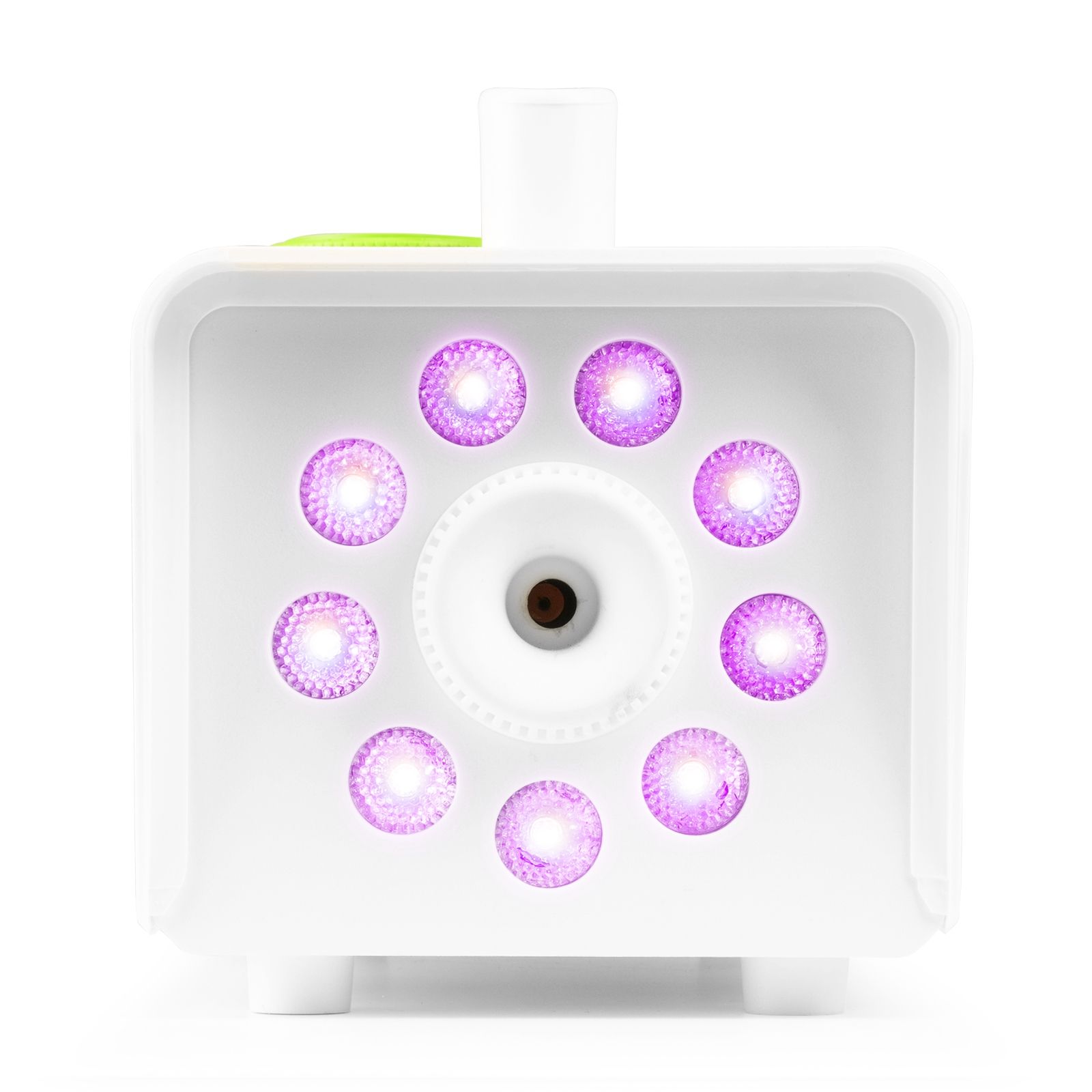 F509LW Party Smoke Machine 9 LEDs RGB White Edition