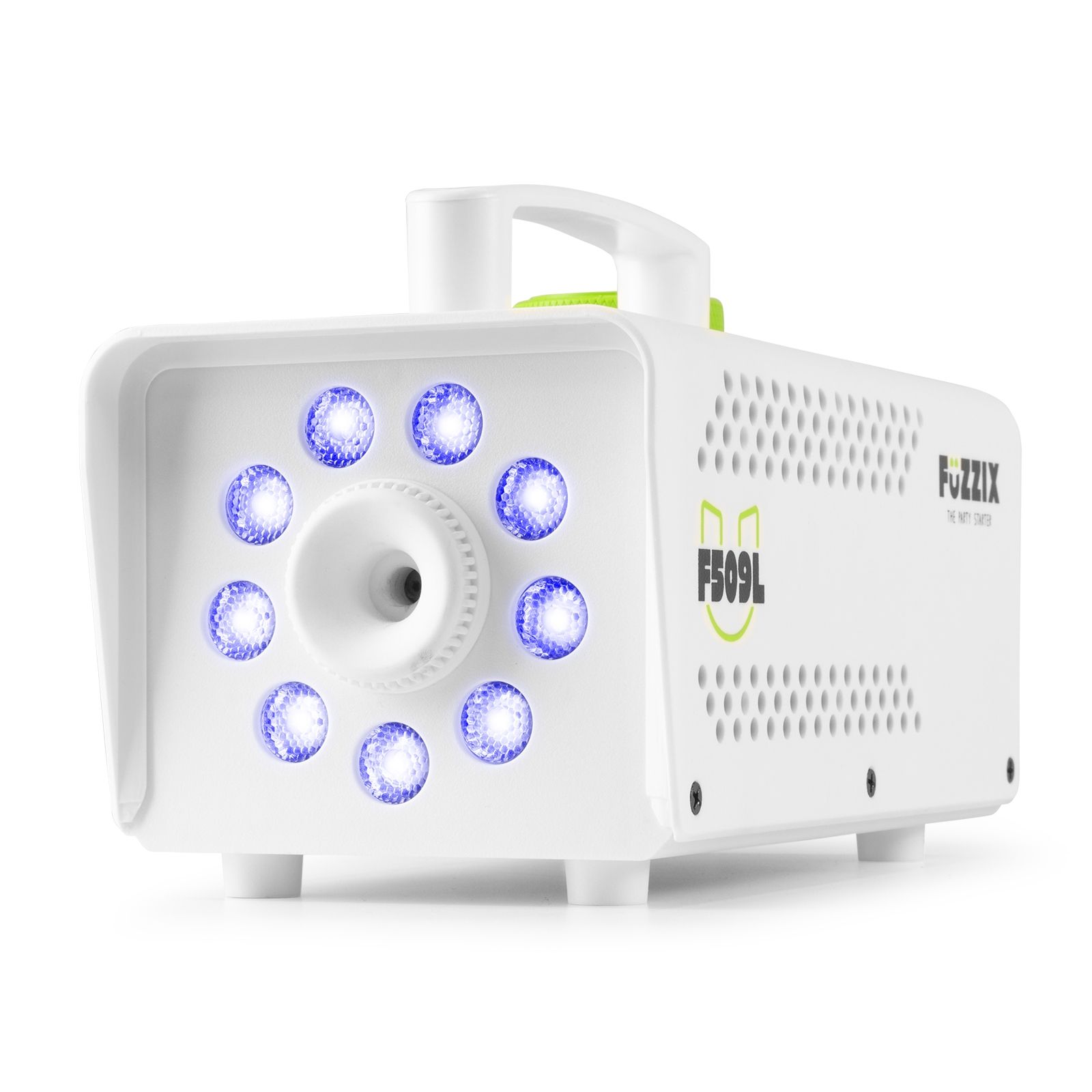 F509LW Party Smoke Machine 9 LEDs RGB White Edition
