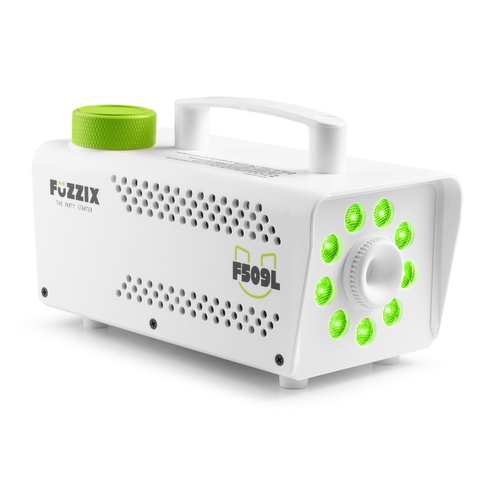 F509LW Party Smoke Machine 9 LEDs RGB White Edition