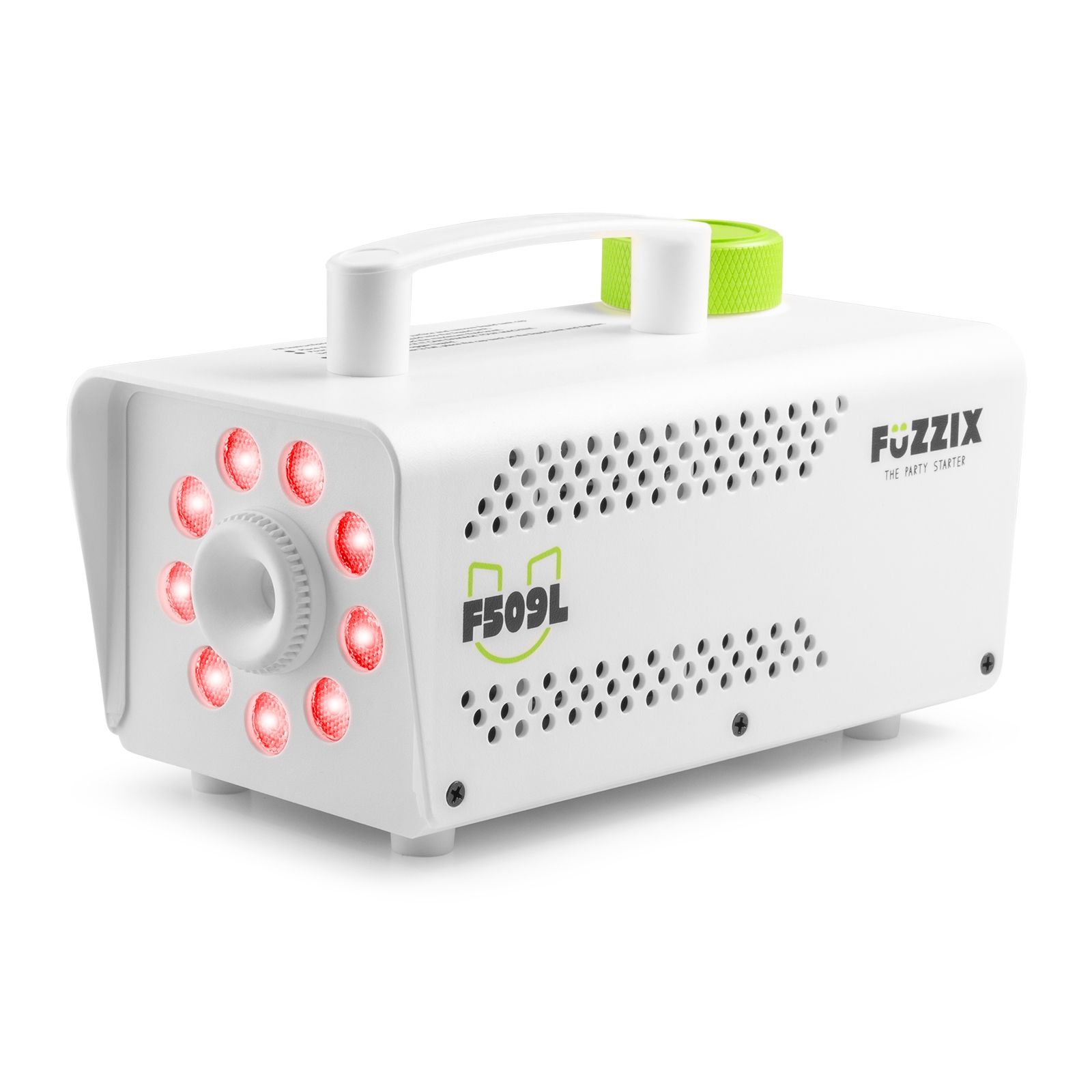 F509LW Party Smoke Machine 9 LEDs RGB White Edition