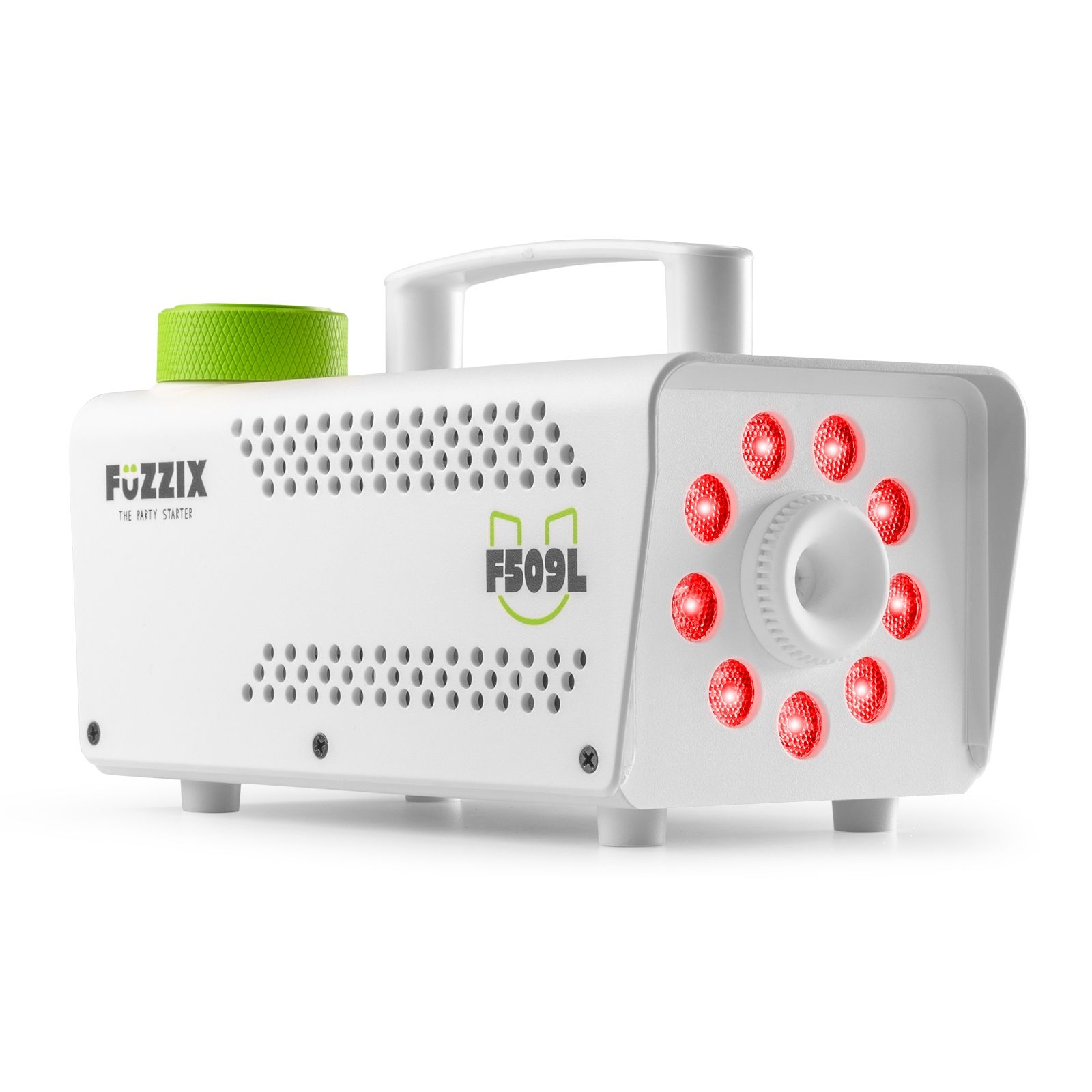 F509LW Party Smoke Machine 9 LEDs RGB White Edition