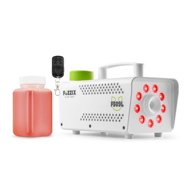 F509LW Party Smoke Machine 9 LEDs RGB White Edition
