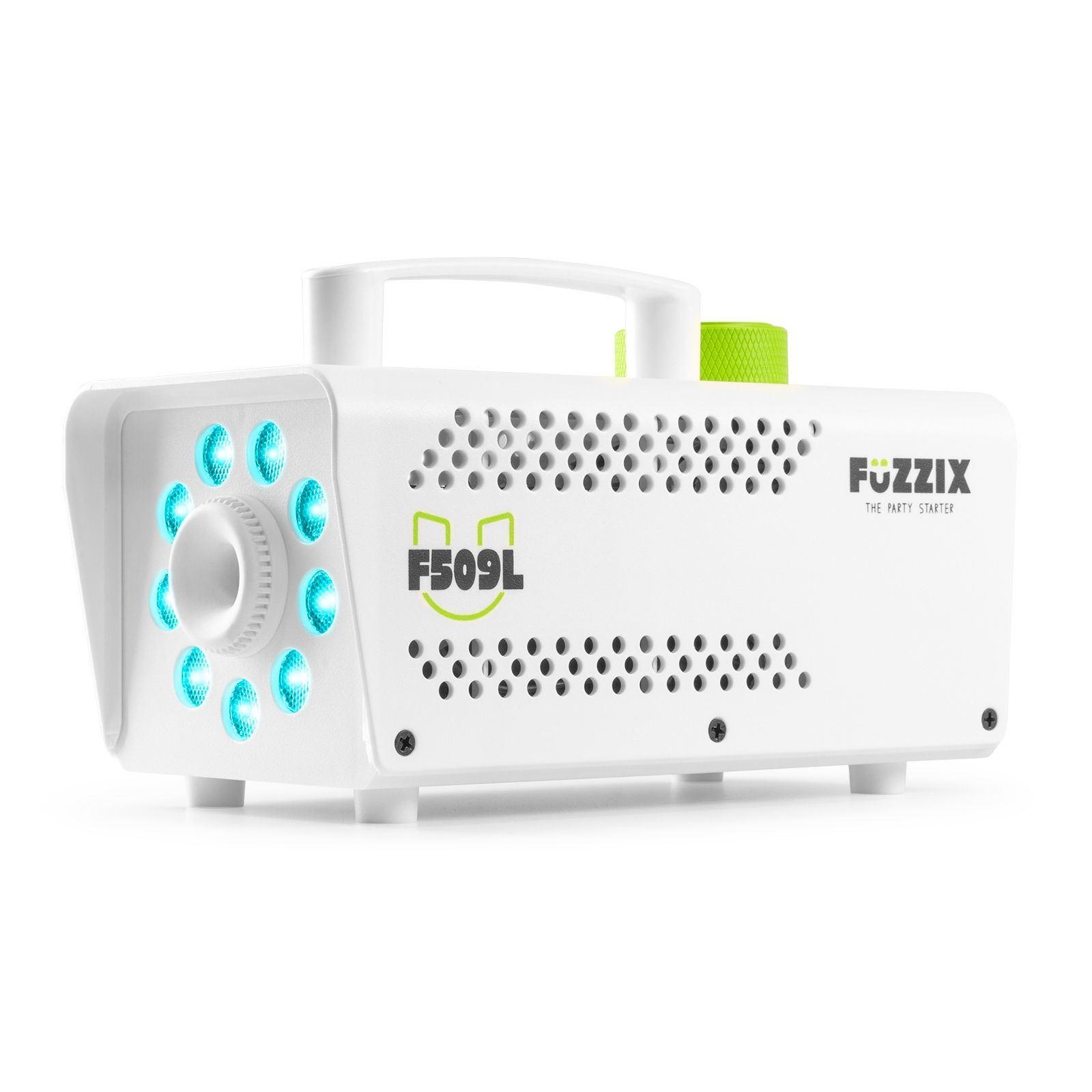 F509LW Party Smoke Machine 9 LEDs RGB White Edition