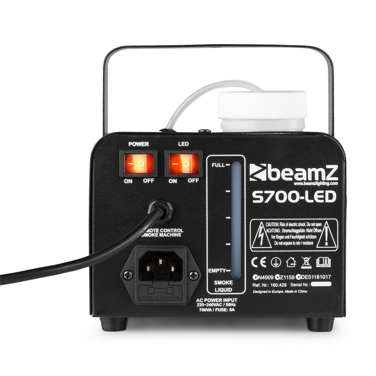S700-LED Smoke Machine with Flame Effect