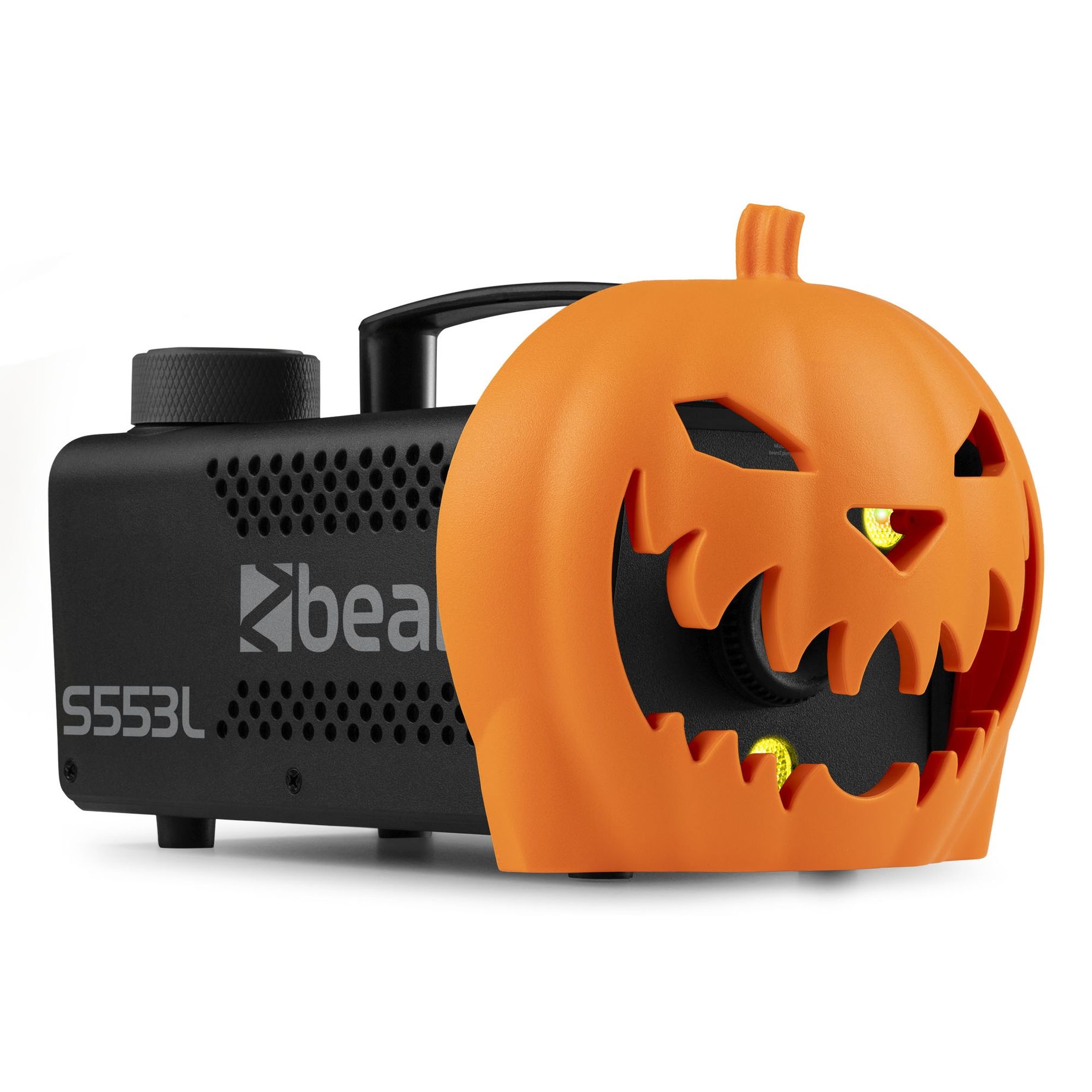 Pumpkin Head with Smoke Machine