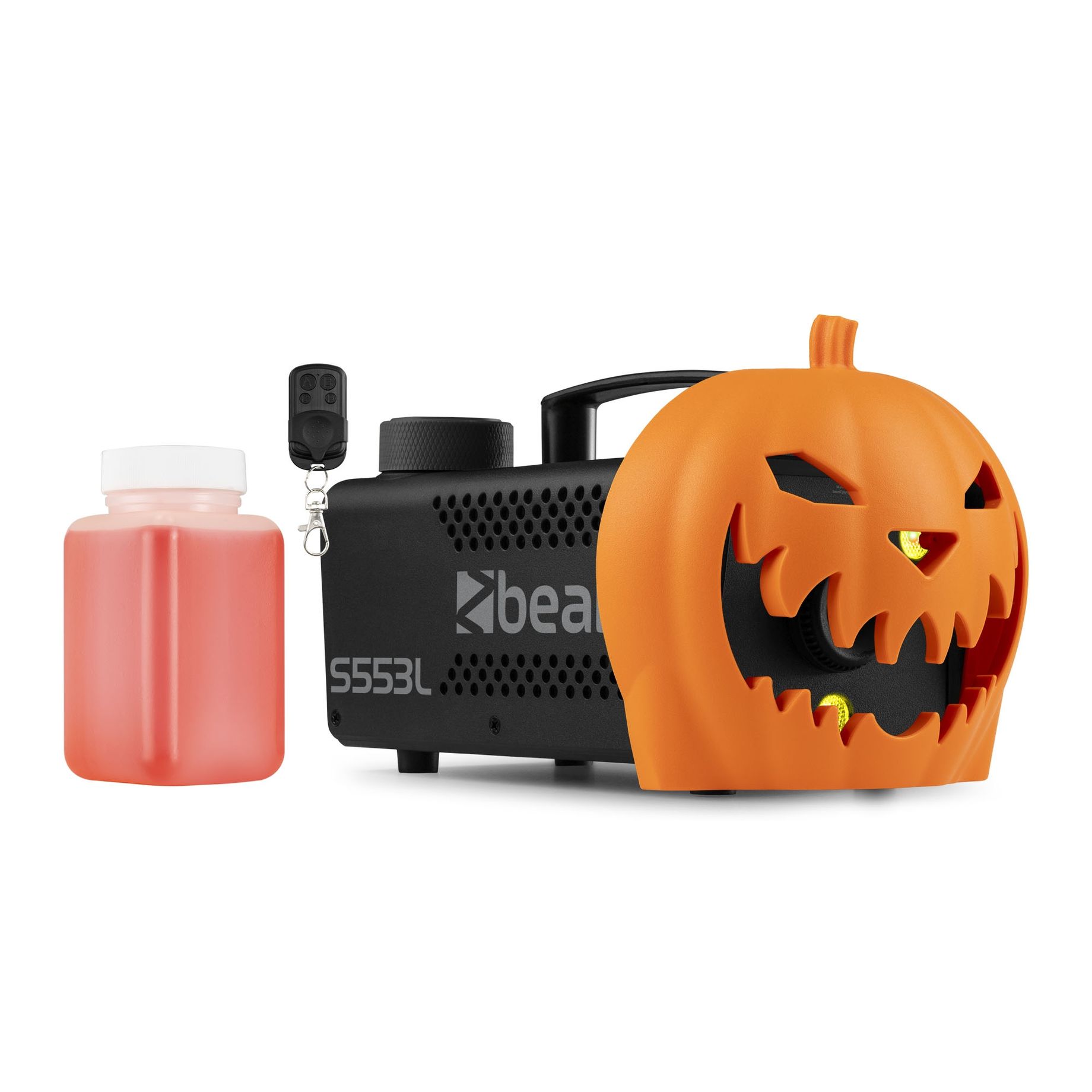 Pumpkin Head with Smoke Machine