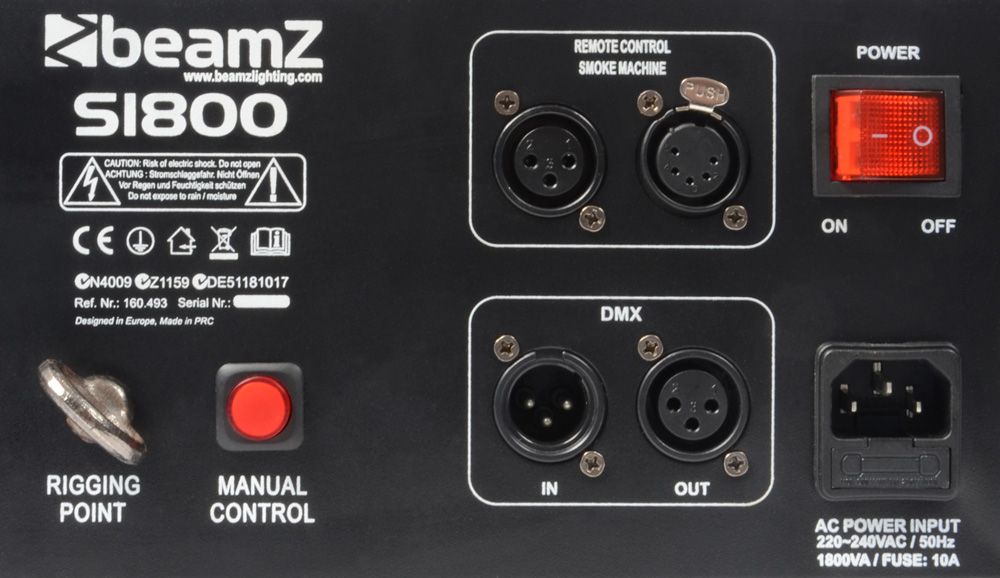 S1800 Smoke Machine DMX Horizontal/Vertical