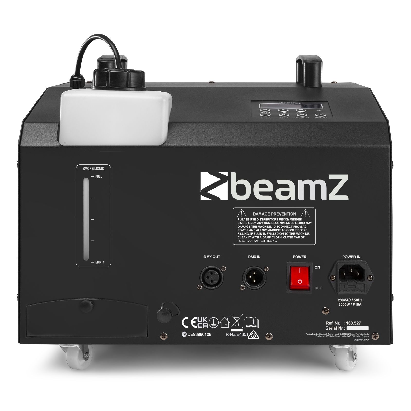 SB2000LED Smoke & Bubble Machine RGB LEDs