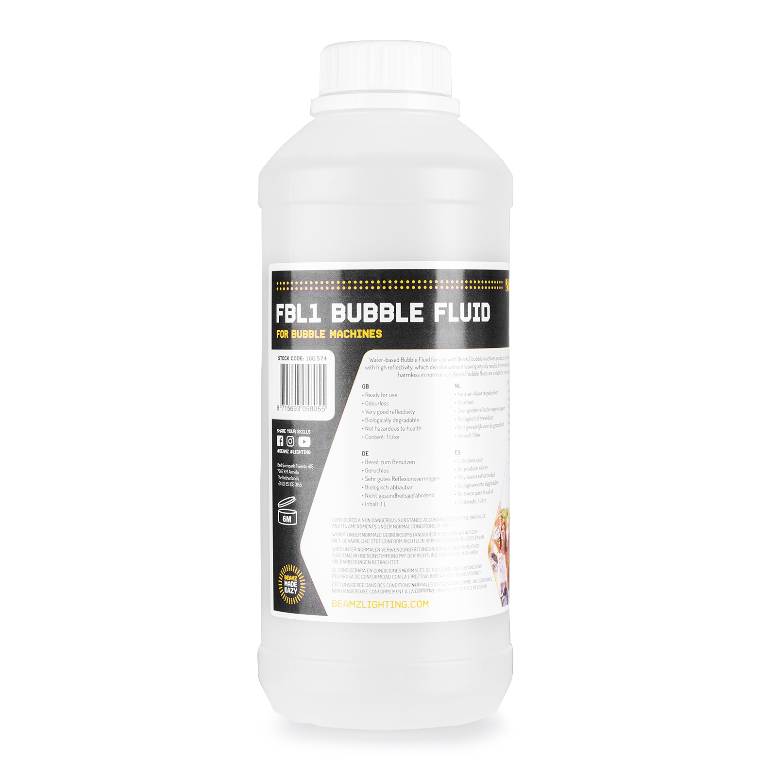 FBL1 Bubble Fluid 1L