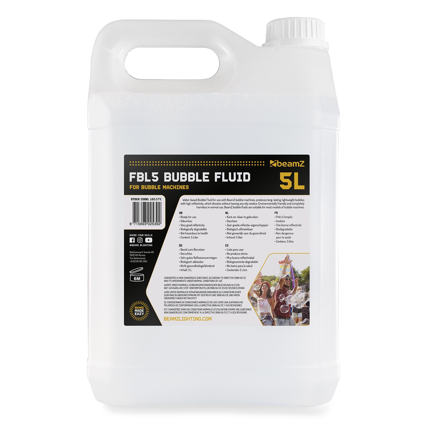 FBL5 Bubble Fluid 5L