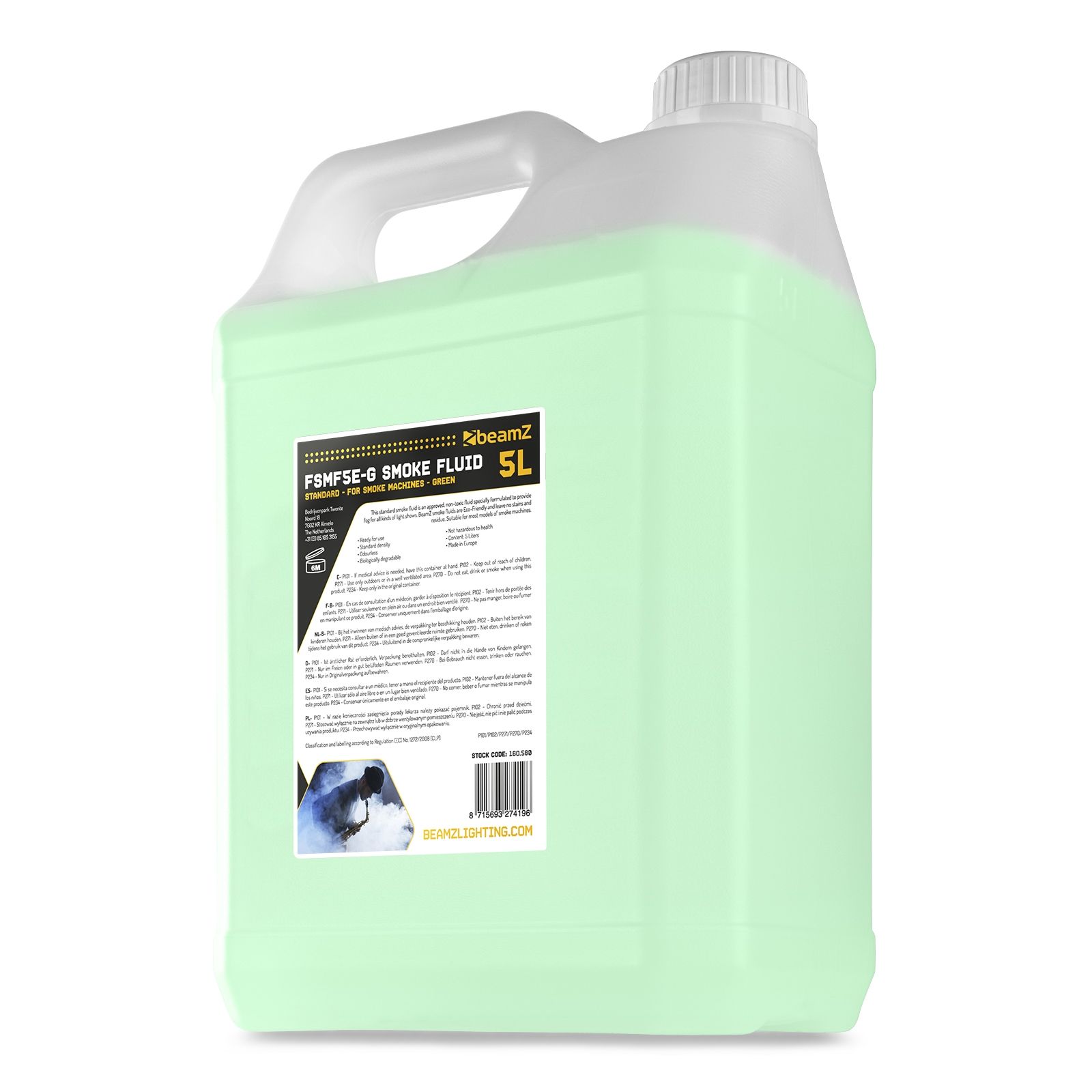 FSMF5E-G Smoke Fluid 5L Standard Green