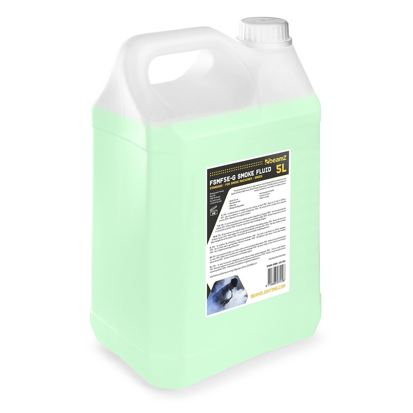 FSMF5E-G Smoke Fluid 5L Standard Green