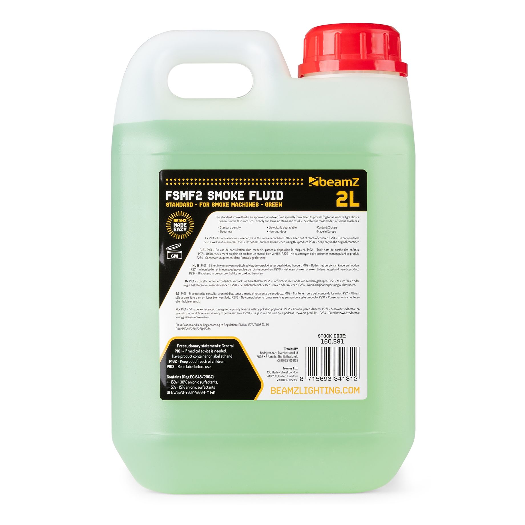 FSMF2E-G Smoke Fluid 2L Standard Green