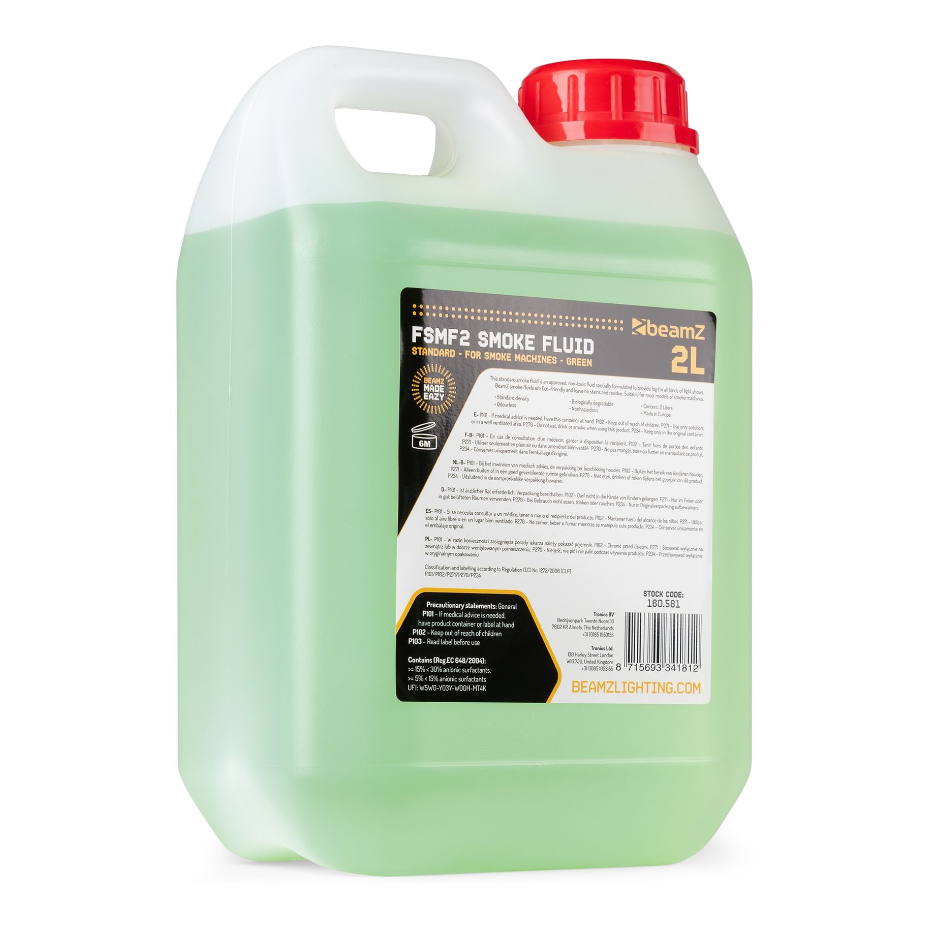 FSMF2E-G Smoke Fluid 2L Standard Green