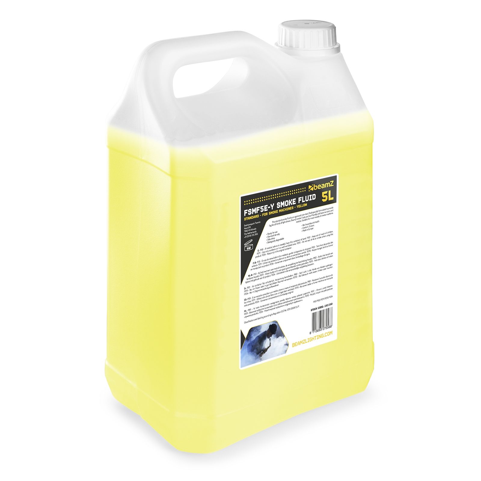 FSMF5E-Y Smoke Fluid 5L Standard Yellow