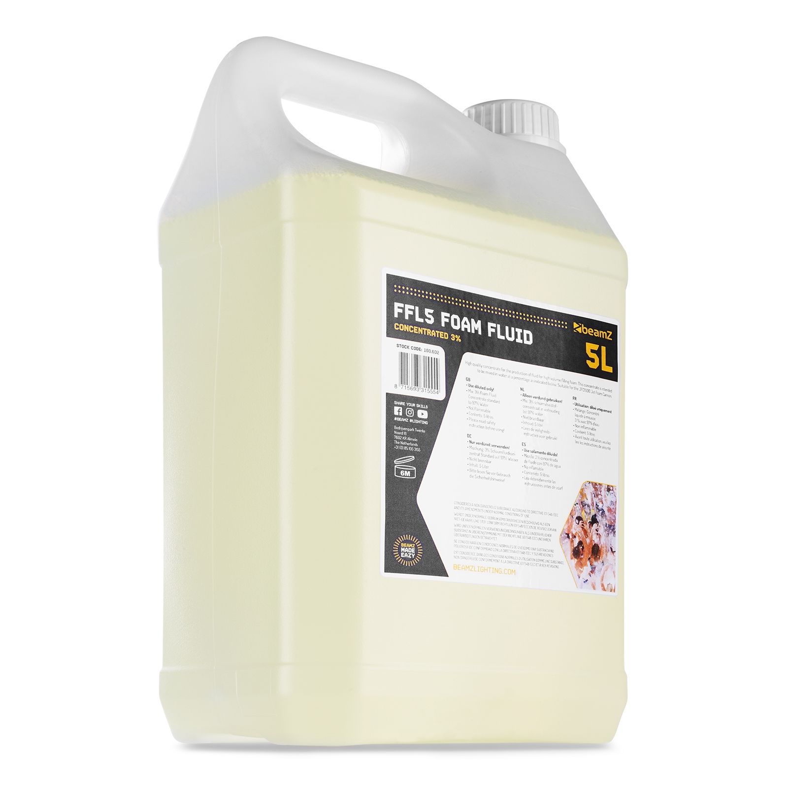 FFL5 Foam Fluid 5L Concentrated