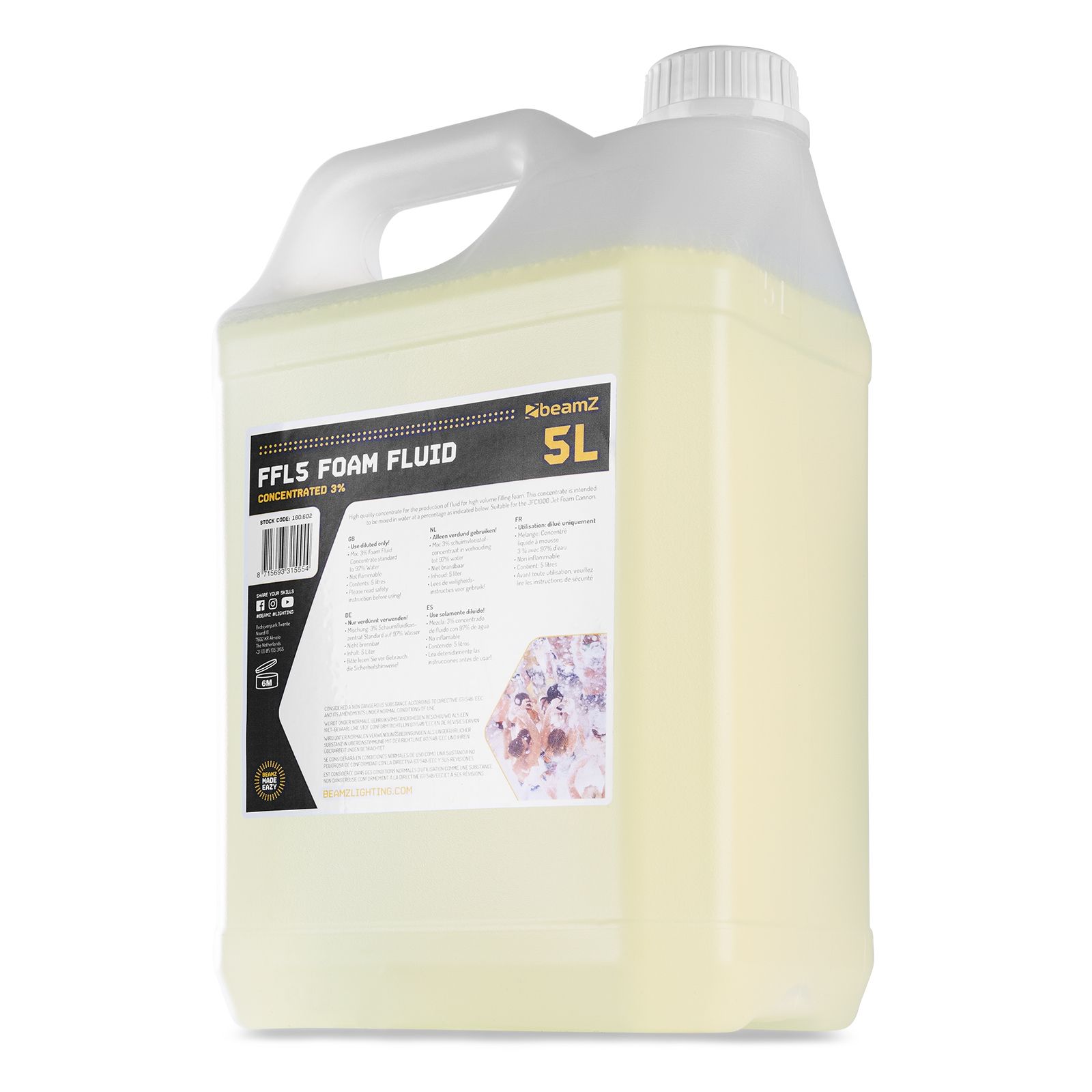 FFL5 Foam Fluid 5L Concentrated