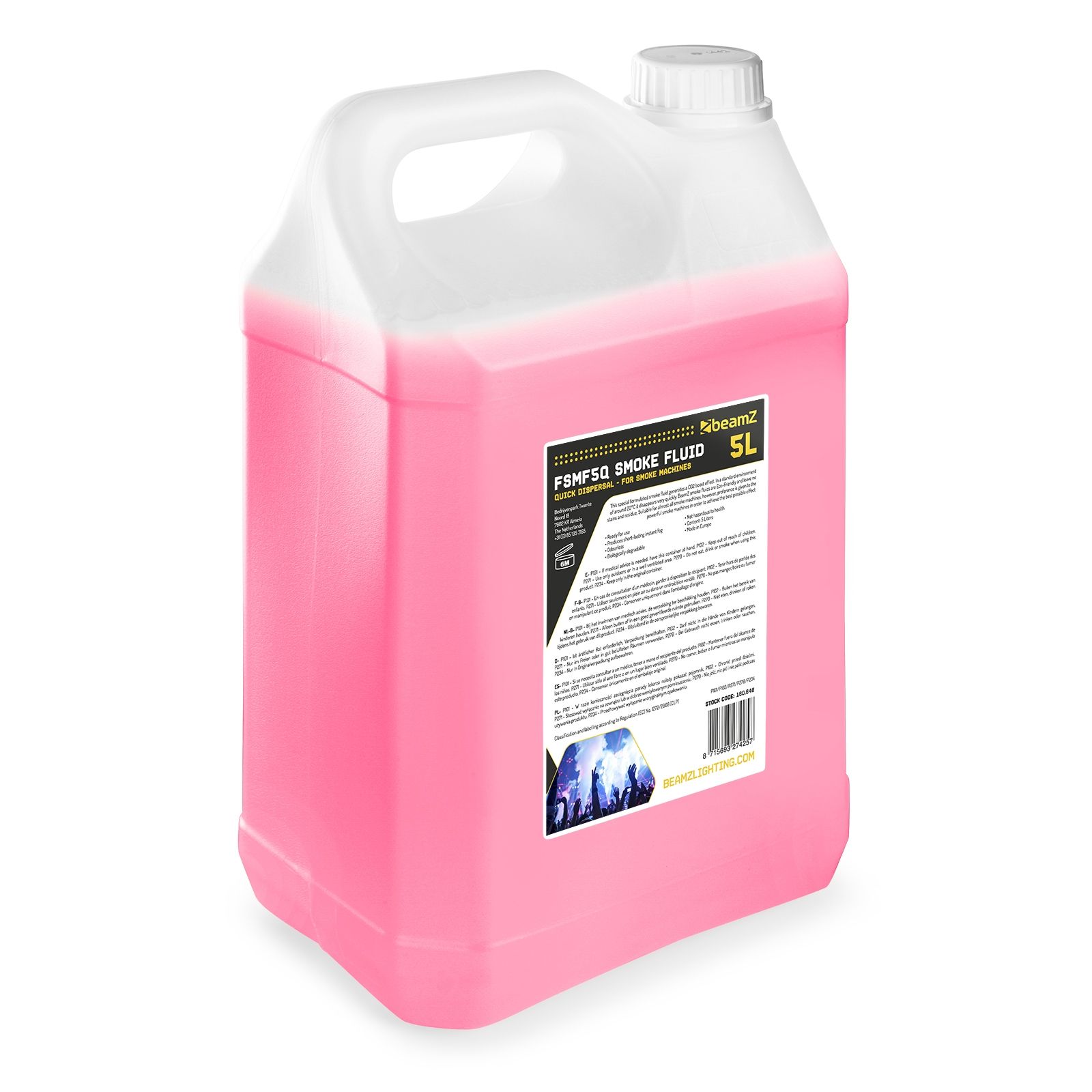 FSMF5Q Smoke Fluid 5L Quick Dispersal CO2 Effect