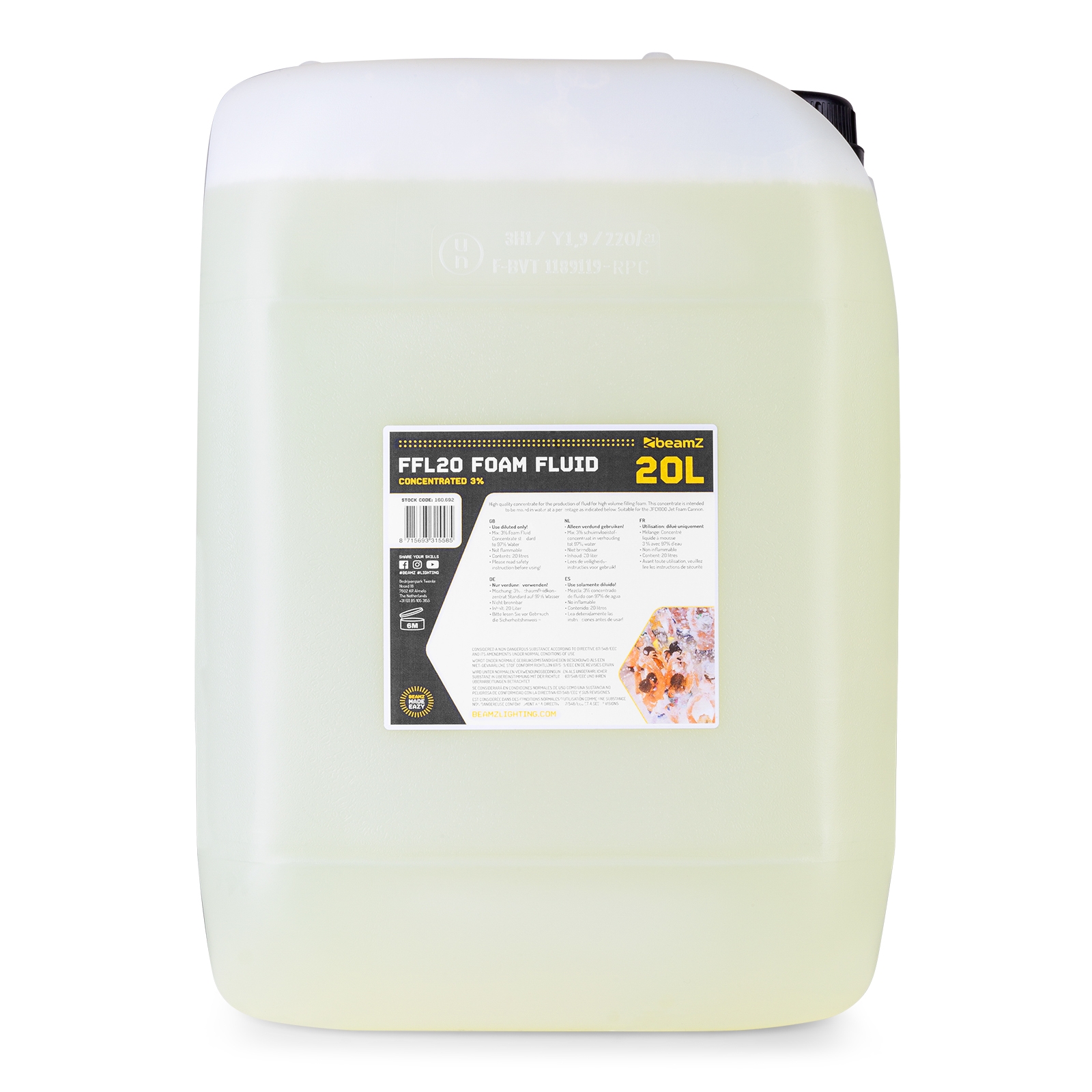 FFL20 Foam Fluid 20L Concentrated
