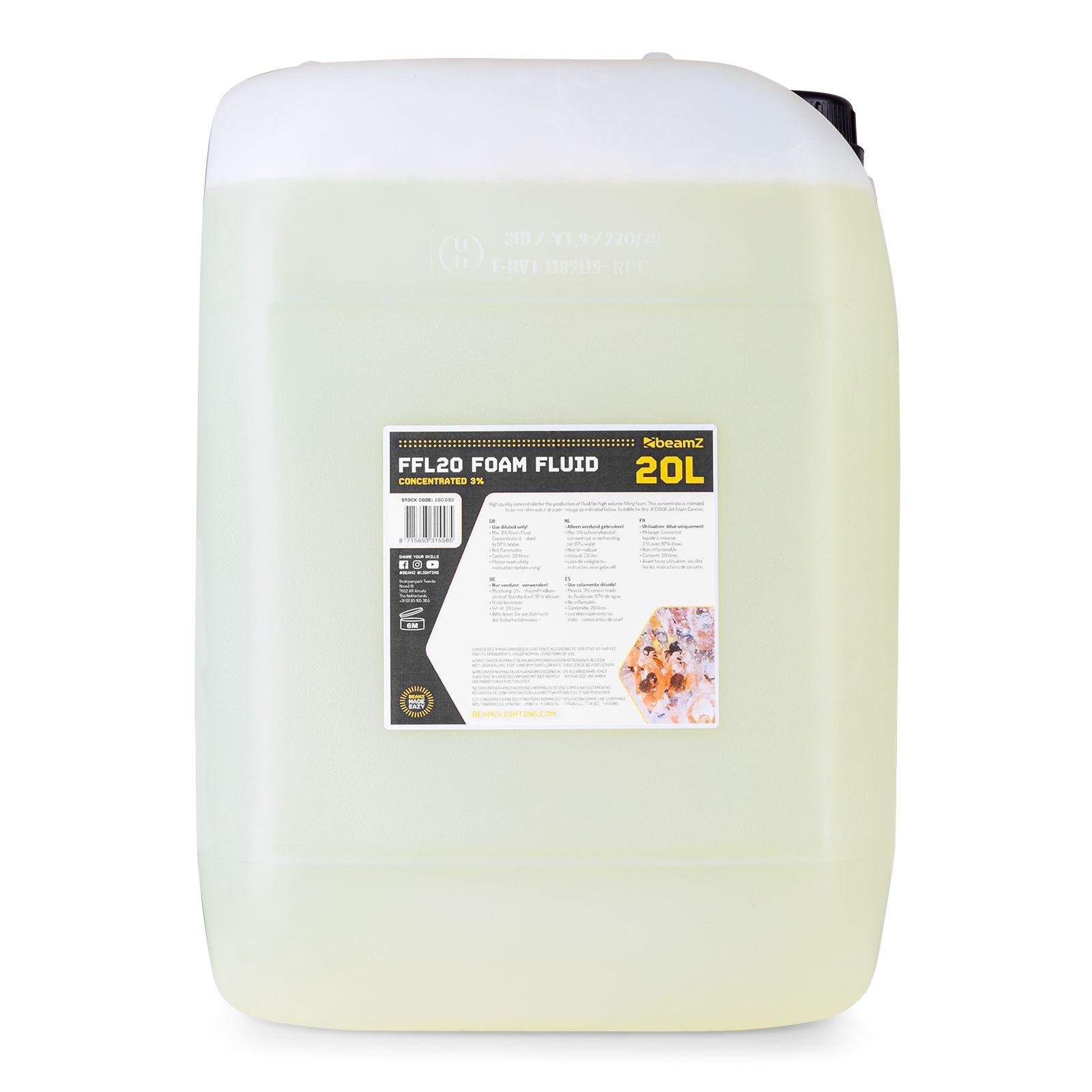 FFL20 Foam Fluid 20L Concentrated
