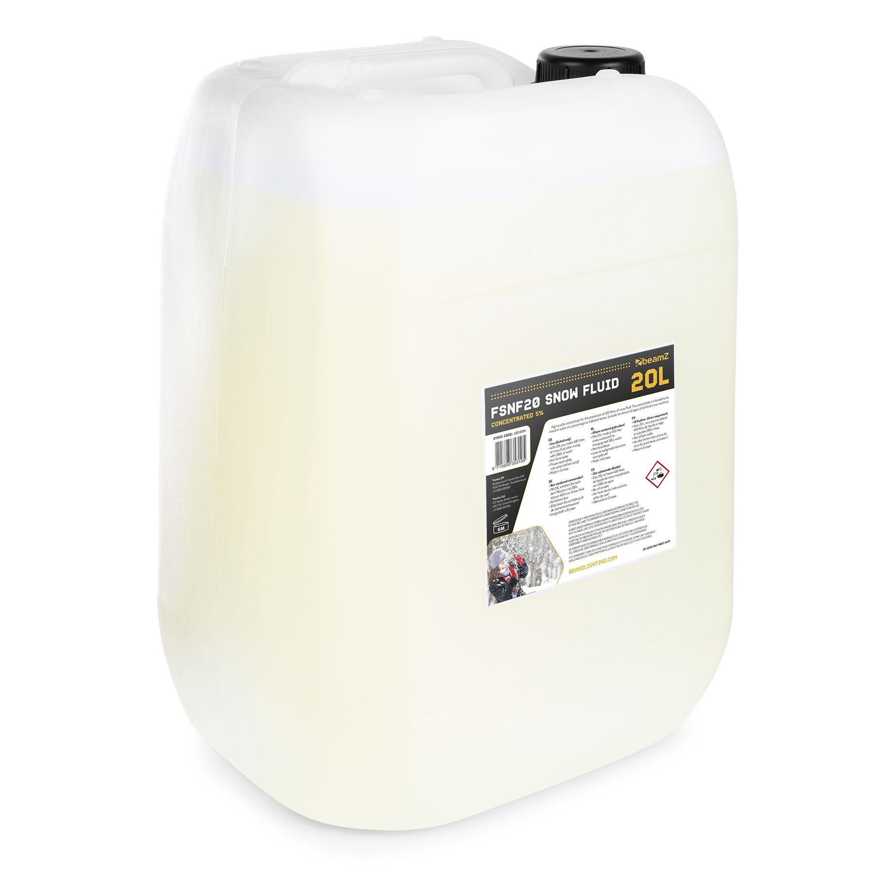 FSNF20 Snow Fluid 20L Concentrate 5%