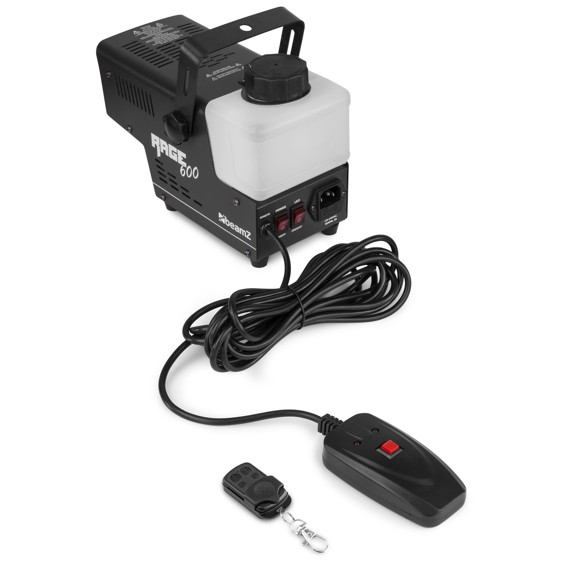 Rage 600LED Smoke Machine With Wireless Controller