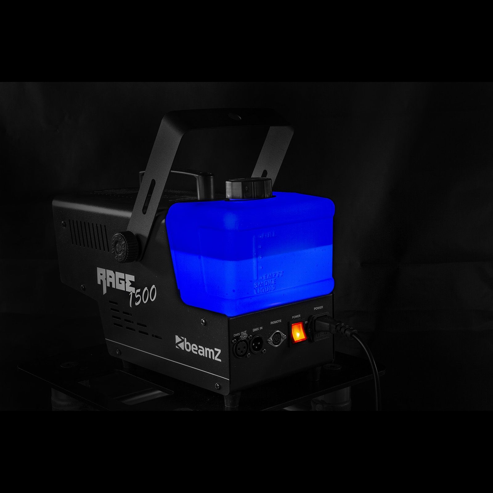 Rage 1500LED Smoke Machine with Timer Controller