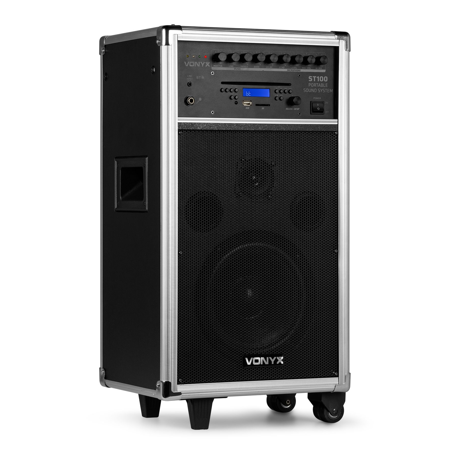 ST100 MK2 Portable Sound System 8" BT/CD/MP3/UHF