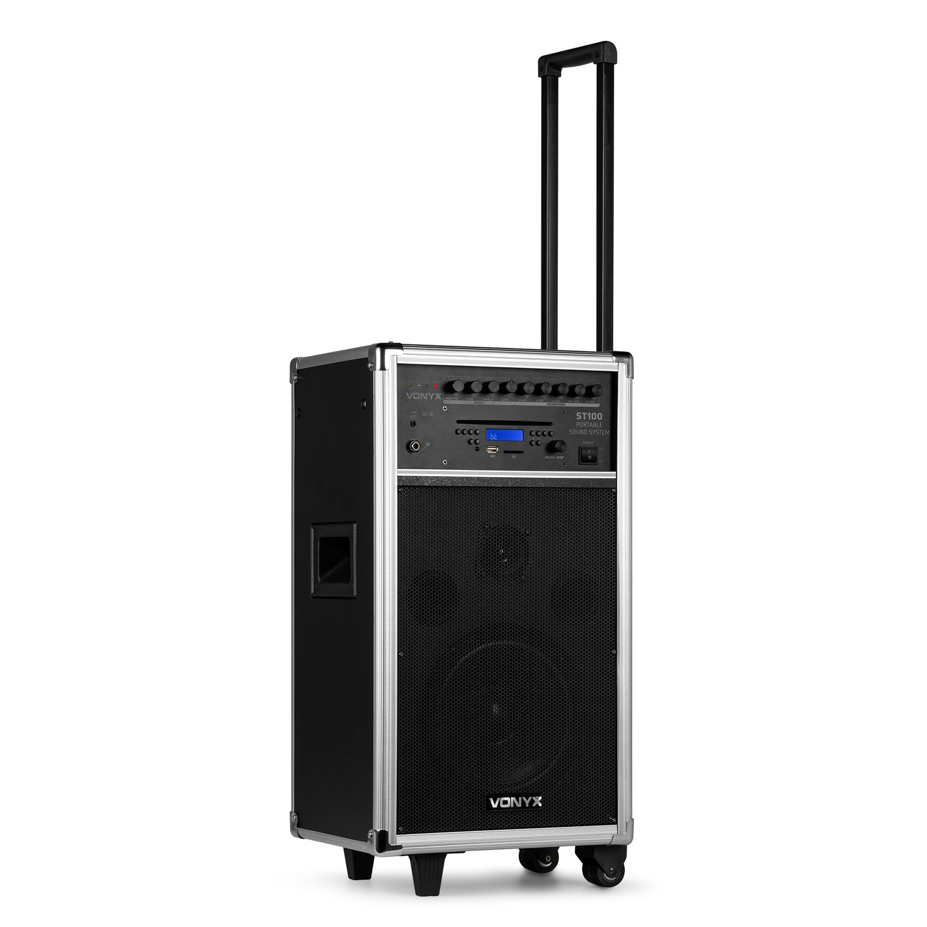 ST100 MK2 Portable Sound System 8" BT/CD/MP3/UHF