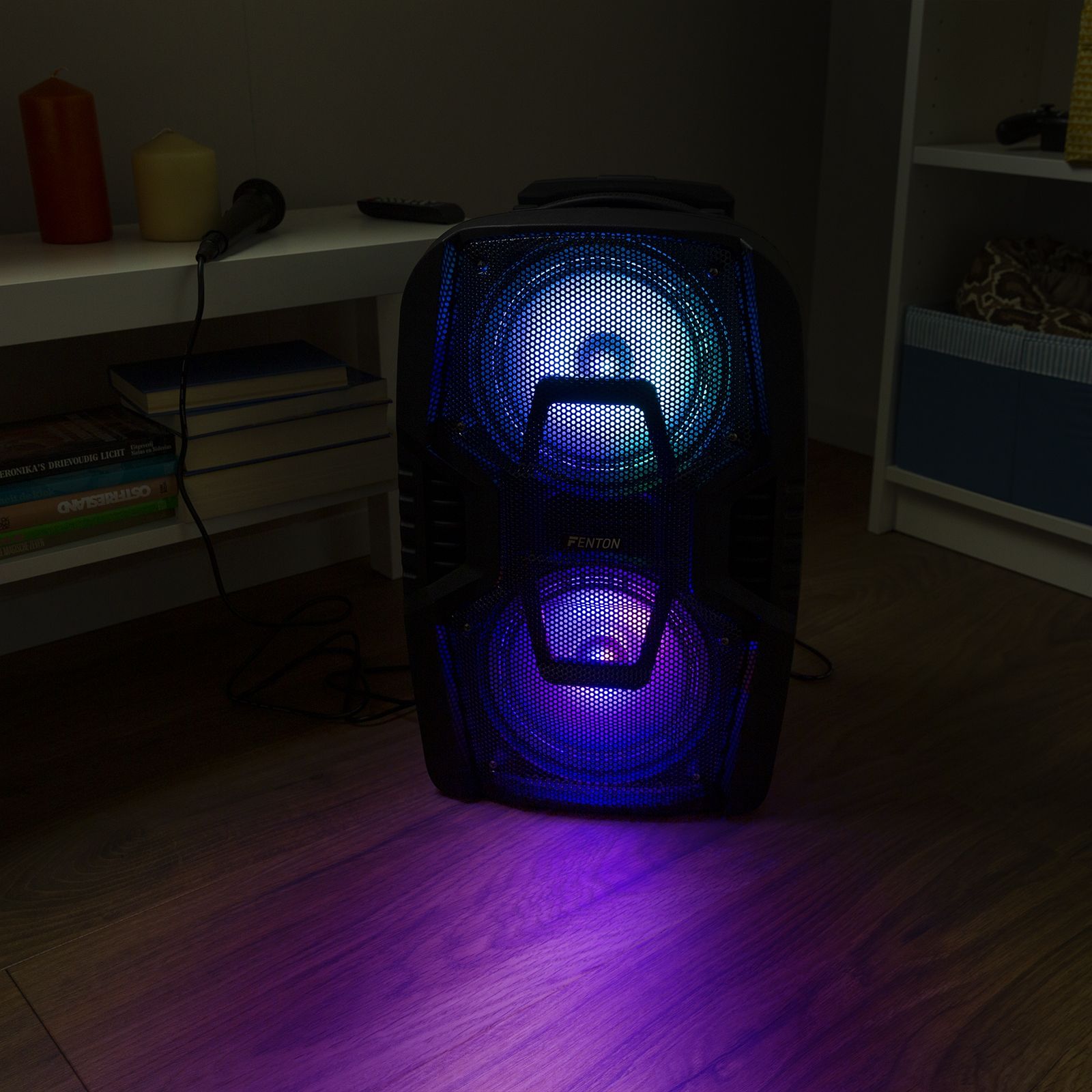FT208LED Portable Sound System 2x 8"