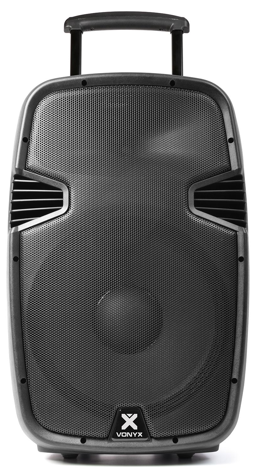 SPJ-PA915 Portable Sound System ABS 15" 2 UHF/USB/MP3